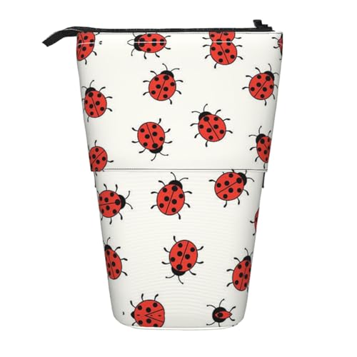 EZDLOWVBA Unendliche gesprenkelte Muster Druck Schreibwaren Tasche für Jungen & Mädchen Ständer Bleistifthalter Reißverschluss Federmäppchen Teleskopkoffer Studenten & Büro Mittelschule von EZDLOWVBA