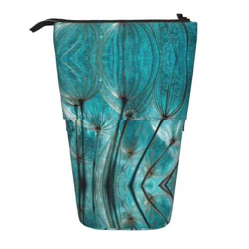 EZDLOWVBA Weed Print Briefpapier Tasche für Jungen & Mädchen Ständer Bleistifthalter Reißverschluss Federmäppchen Teleskopkoffer Studenten & Büro Mittelschule von EZDLOWVBA