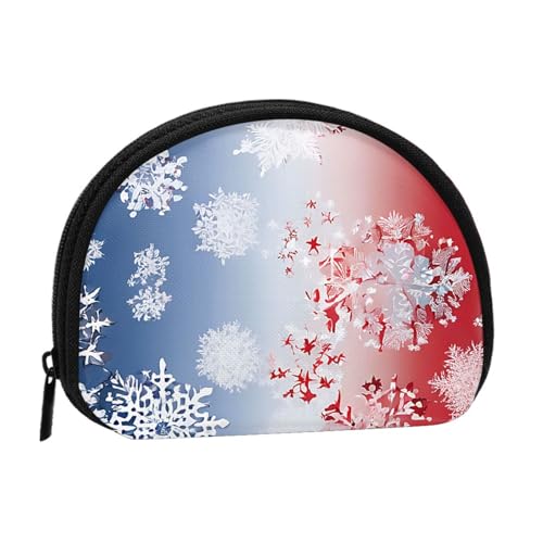 Mini-Münzgeldbörse mit Glitzer-Pailletten, bedruckt, mit Reißverschluss, kleine Geldbörse für Damen und Herren, kompakter Reise-Geldorganizer, Schwarz , Einheitsgröße von EZDLOWVBA