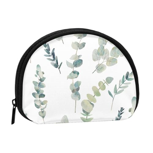 Mini-Münzgeldbörse mit Reißverschluss, klein, für Damen und Herren, kompakter Reise-Geldorganizer, Schwarz , Einheitsgröße von EZDLOWVBA