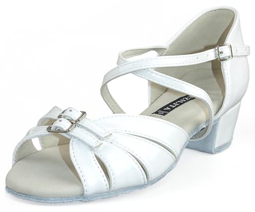 EZILITA Tn-018 Mädchen Tanzschuhe white28 von EZILITA