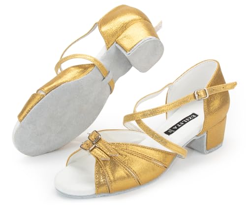 EZILITA Tn-076 Mädchen Tanzschuhe gold31 von EZILITA