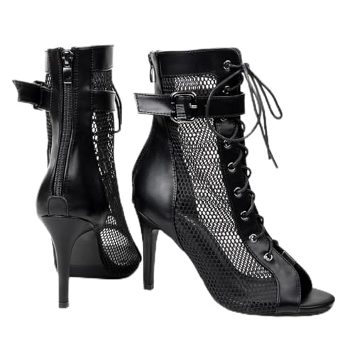 EZILITA Tn-077 Damen Latein Tanzschuhe black40 von EZILITA