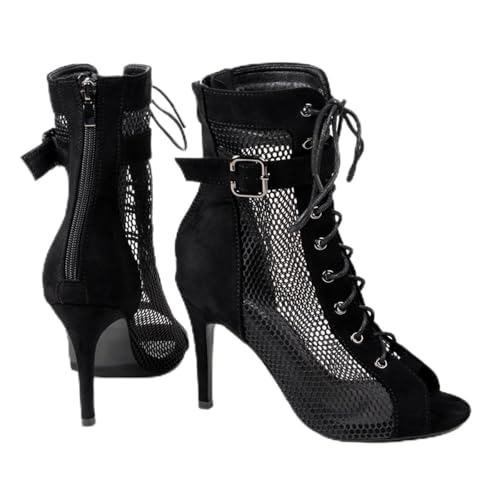 EZILITA Tn-078 Damen Latein Tanzschuhe black41 von EZILITA