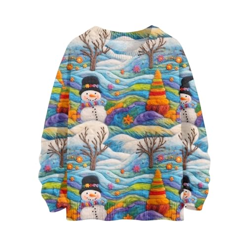 EZJOBLA Christmas Sweater Damen Outfit Weihnachten Damen Christmas Sweater Puli für Damen Puli für Damen Weihnachtspulli Lustig Damen Weihnachtspullover Hässliche Weihnachtspullover Blau 3XL EZJOBLA Christmas Sweater Damen Outfit Weihnachten Damen Christmas Sweater Puli für Damen Puli für Damen Weihnachtspulli Lustig Damen Weihnachtspullover Hässliche Weihnachtspullover Blau 3XL von EZJOBLA