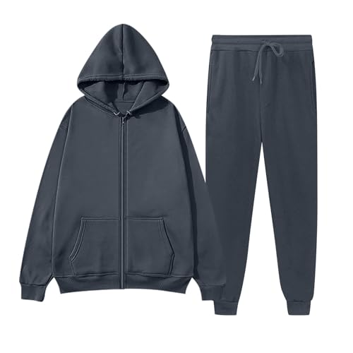 EZJOBLA Trainingsanzug Herren Sportset für Damen Skianzug Damen Kuschelanzug Damen Strick Set Damen Zweiteiler Fleece Anzug Damen Loungewear Damen Damen Pyjama Skianzug Damen Trainingsanzug Grau M EZJOBLA Trainingsanzug Herren Sportset für Damen Skianzug Damen Kuschelanzug Damen Strick Set Damen Zweiteiler Fleece Anzug Damen Loungewear Damen Damen Pyjama Skianzug Damen Trainingsanzug Grau M von EZJOBLA
