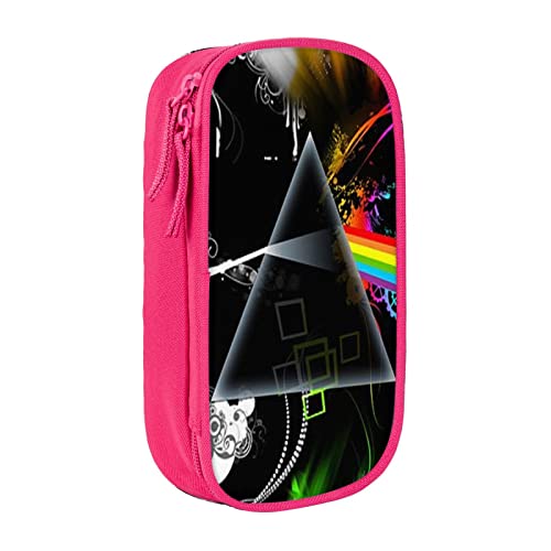 EZKYZTLW Pink Rainbow Floyd Federmäppchen Organizer Große Kapazität mit Fächern Stiftetasche Multifunktions-Make-up-Tasche für Frauen von EZKYZTLW