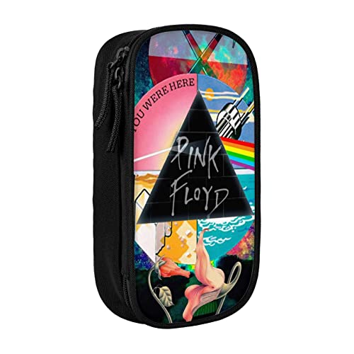 EZKYZTLW Pink Rainbow Floyd Federmäppchen Organizer Große Kapazität mit Fächern Stiftetasche Multifunktions-Make-up-Tasche für Frauen von EZKYZTLW