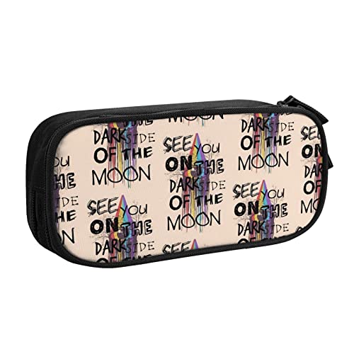 EZKYZTLW Pink Rainbow Floyd Federmäppchen Organizer Große Kapazität mit Fächern Stiftetasche Multifunktions-Make-up-Tasche für Frauen von EZKYZTLW