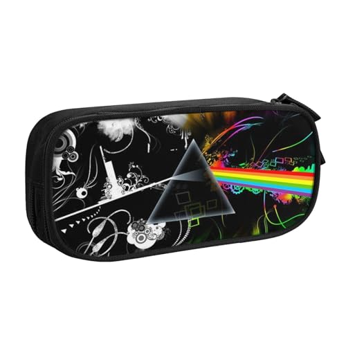 EZKYZTLW Pink Rainbow Floyd Federmäppchen Organizer Große Kapazität mit Fächern Stiftetasche Multifunktions-Make-up-Tasche für Frauen von EZKYZTLW