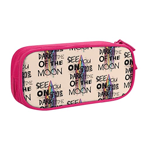 EZKYZTLW Pink Rainbow Floyd Federmäppchen Tasche Aufbewahrungsbeutel Einfacher Schreibwarenbeutelhalter für Mittelschule Büro College Student von EZKYZTLW