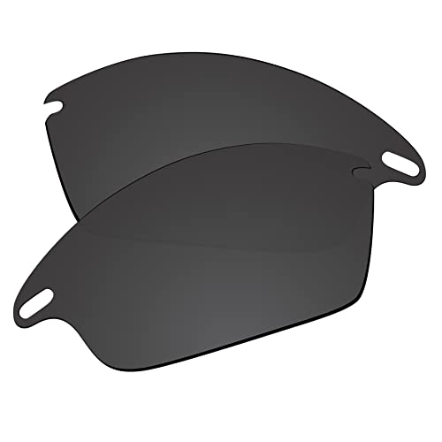 EZReplace Ersatzgläser for Oakley Fast Jacket OO9097 Sonnenbrillen (polarisierte Gläser) - Passend for Oakley Fast Jacket Rahmen (Karbonschwarz) von EZReplace