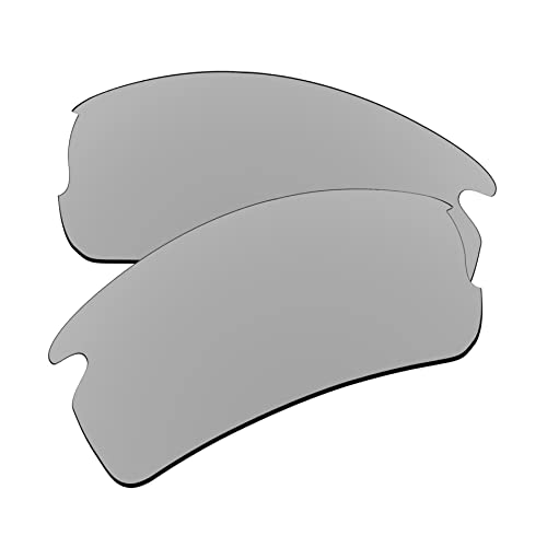 EZReplace Ersatzgläser for Oakley Flak 2.0 Asian Fit OO9271 Sonnenbrillen (polarisierte Gläser) - Passend for Oakley Flak 2.0 Asian Fit Rahmen (Metall silber) von EZReplace