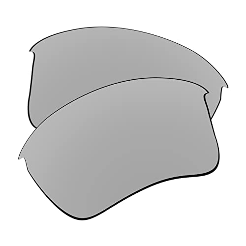 EZReplace Ersatzgläser for Oakley Half Jacket 2.0 XL OO9144 Sonnenbrillen (polarisierte Gläser) - Passend for Oakley Half Jacket 2.0 XL Rahmen (Metall silber) von EZReplace