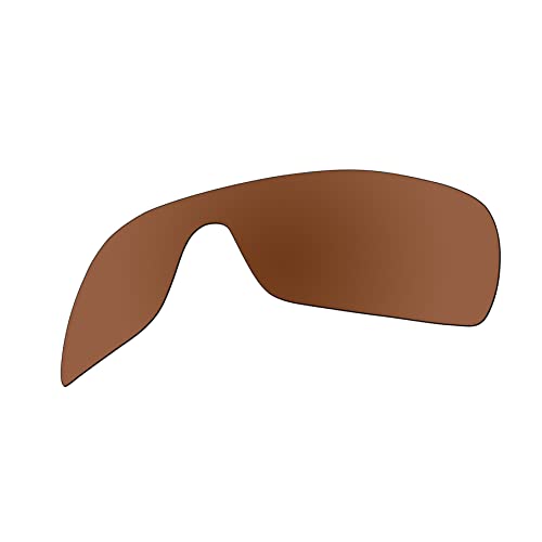 EZReplace Ersatzgläser für Oakley Batwolf OO9101 Sonnenbrillen (polarisierte Gläser) - Passend für Oakley Batwolf Rahmen (Maroon Brown) von EZReplace