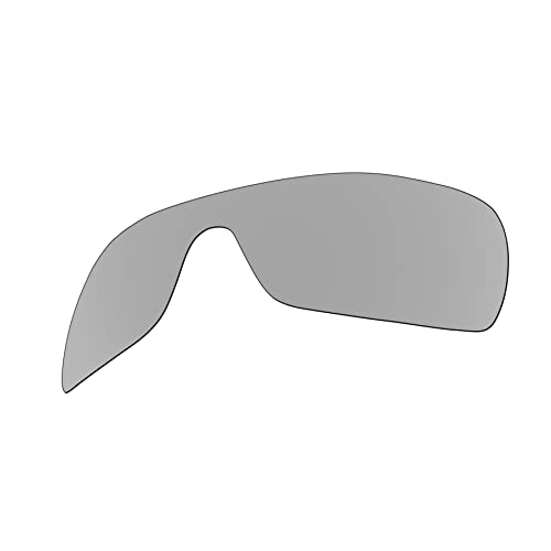 EZReplace Ersatzgläser für Oakley Batwolf OO9101 Sonnenbrillen (polarisierte Gläser) - Passend für Oakley Batwolf Rahmen (Metall silber) von EZReplace