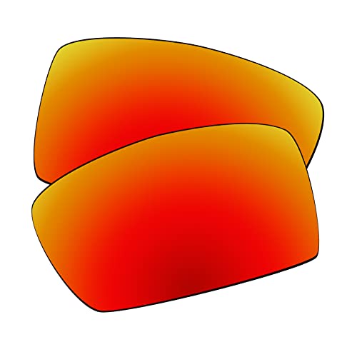 EZReplace Ersatzgläser für Oakley Crankshaft OO9239 Sonnenbrillen (polarisierte Gläser) - Passend für Oakley Crankshaft Rahmen (Feuerrot) von EZReplace