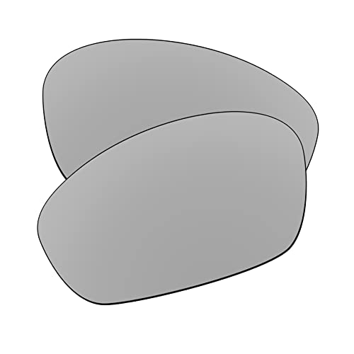 EZReplace Ersatzgläser für Oakley Fives 1.0 Sonnenbrille (polarisierte Gläser), Metall Silber, Einheitsgröße von EZReplace
