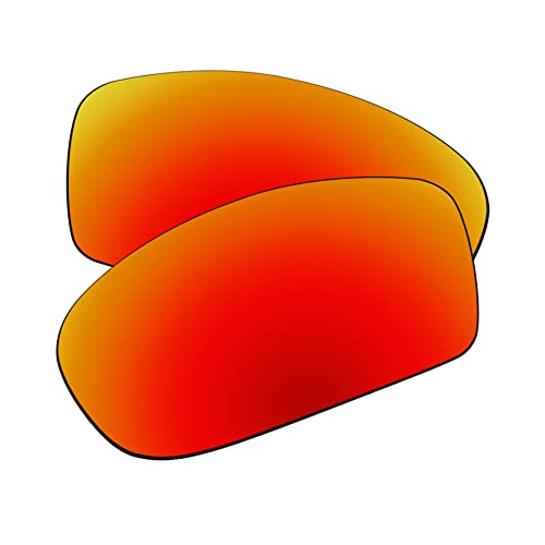 EZReplace Ersatzgläser für Oakley Fives Squared Sonnenbrillen (polarisierte Gläser) - Passend für Oakley Fives Squared Rahmen (Feuerrot) von EZReplace