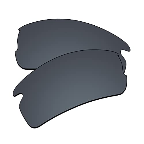 EZReplace Ersatzgläser für Oakley Flak 2.0 OO9295 Sonnenbrille (polarisierte Gläser), Schwarz (Mirror Black), Einheitsgröße von EZReplace