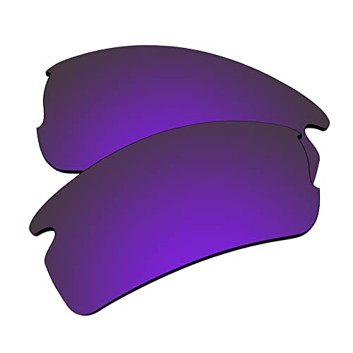 EZReplace Ersatzgläser für Oakley Flak 2.0 XL OO9188 Sonnenbrillen (polarisierte Gläser) - Passend für Oakley Flak 2.0 XL Rahmen (Blauviolett) von EZReplace