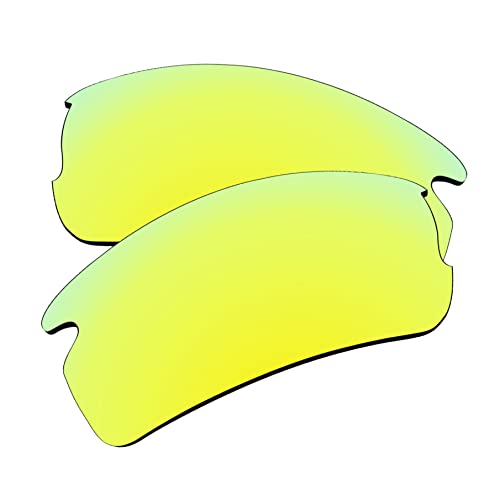 EZReplace Ersatzgläser für Oakley Flak 2.0 XL OO9188 Sonnenbrillen (polarisierte Gläser) - Passend für Oakley Flak 2.0 XL Rahmen (Goldgelb) von EZReplace