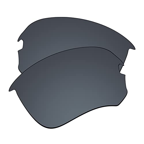 EZReplace Ersatzgläser für Oakley Flak Draft OO9364 Sonnenbrille (polarisierte Gläser), Schwarz (Mirror Black), Einheitsgröße von EZReplace
