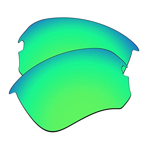 EZReplace Ersatzgläser für Oakley Flak Draft OO9364 Sonnenbrillen (polarisierte Gläser) - Passend für Oakley Flak Draft Rahmen (Frühlingsgrün) von EZReplace