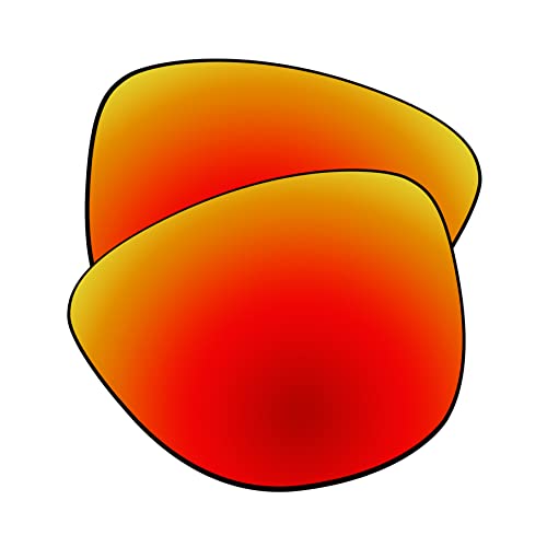 EZReplace Ersatzgläser für Oakley Frogskin OO9013 Sonnenbrille (nicht polarisierte Gläser), passend für Oakley Frogskin Rahmen, Feuerrot, feuerrot, Einheitsgröße von EZReplace