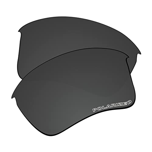 EZReplace Ersatzgläser für Oakley Frogskins OO9013 Sonnenbrille (polarisierte Gläser), Aktualisiertes Polycarbonat Carbon Schwarz, Einheitsgröße von EZReplace