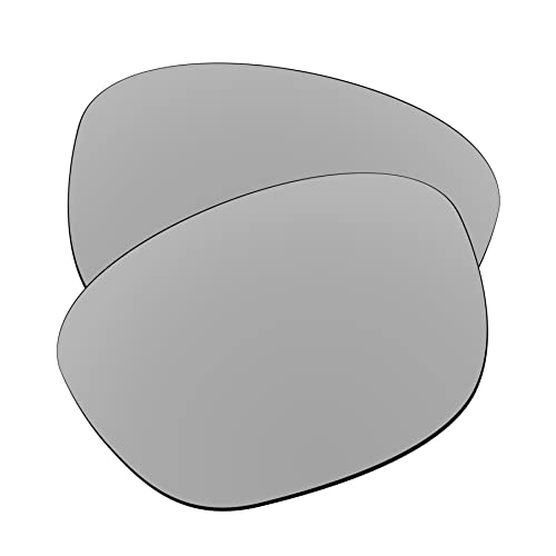 EZReplace Ersatzgläser für Oakley Garage Rock OO9175 Sonnenbrillen (polarisierte Gläser) - Passend für Oakley Garage Rock Rahmen (Metall silber) von EZReplace