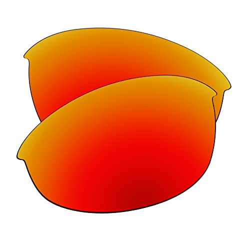 EZReplace Ersatzgläser für Oakley Half Jacket Sonnenbrillen (polarisierte Gläser) - Passend für Oakley Half Jacket Rahmen (Feuerrot) von EZReplace