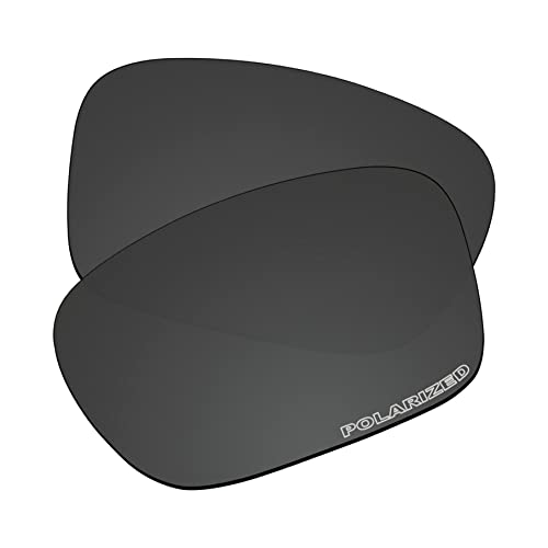 EZReplace Ersatzgläser für Oakley Hijinx Sonnenbrillen (polarisierte Gläser), Aktualisiertes Polycarbonat Carbon Schwarz, Einheitsgröße von EZReplace