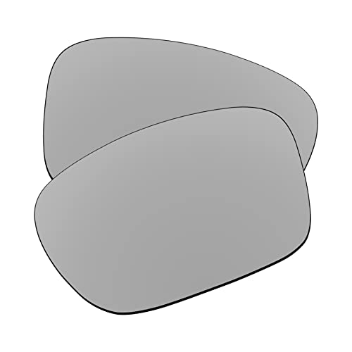 EZReplace Ersatzgläser für Oakley Jupiter Squared OO9135 Sonnenbrillen (polarisierte Gläser) - Passend für Oakley Jupiter Squared Rahmen (Metall silber) von EZReplace