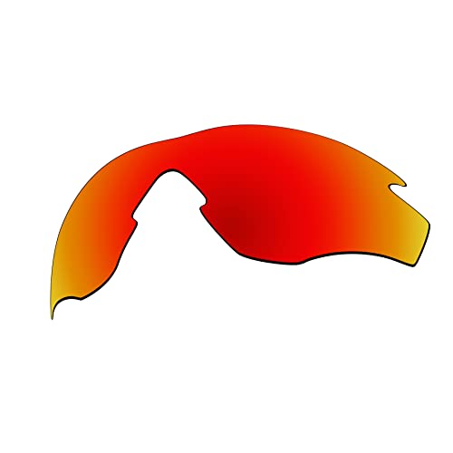 EZReplace Ersatzgläser für Oakley M2 Frame OO9212 Sonnenbrillen (polarisierte Gläser) - Passend für Oakley M2 Frame Rahmen (Feuerrot) von EZReplace