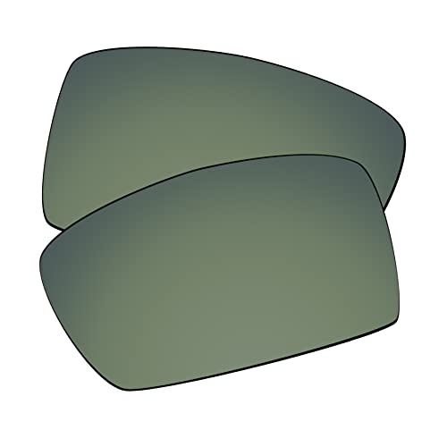 EZReplace Ersatzgläser für Oakley Oil Drum Sonnenbrille (polarisierte Gläser), Teegrün, Einheitsgröße von EZReplace