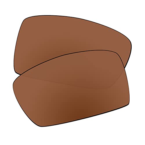 EZReplace Ersatzgläser für Oakley Oil Drum Sonnenbrillen (polarisierte Gläser) - Passend für Oakley Oil Drum Rahmen (Maroon Brown) von EZReplace