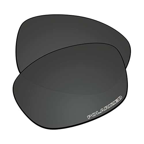EZReplace Ersatzgläser für Oakley Pit Bull OO9127 Sonnenbrille (polarisierte Gläser), Aktualisiertes Polycarbonat Carbon Schwarz, Einheitsgröße von EZReplace