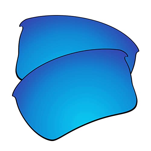 EZReplace Ersatzgläser für Oakley Quarter Jacket OO9200 Sonnenbrille (polarisierte Gläser), Aktualisierte Polycarbonat-AR-Beschichtung, Eisblau, Einheitsgröße von EZReplace