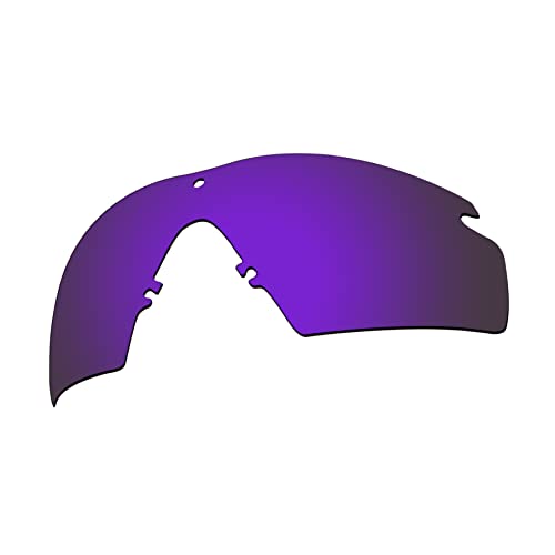 EZReplace Ersatzgläser für Oakley Si Ballistic M Frame 2.0 Sonnenbrillen (polarisierte Gläser) - Passend für Oakley Si Ballistic M Frame 2.0 Rahmen (Blauviolett) von EZReplace