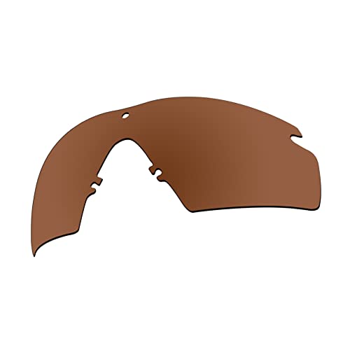 EZReplace Ersatzgläser für Oakley Si Ballistic M Frame 2.0 Sonnenbrillen (polarisierte Gläser) - Passend für Oakley Si Ballistic M Frame 2.0 Rahmen (Maroon Brown) von EZReplace