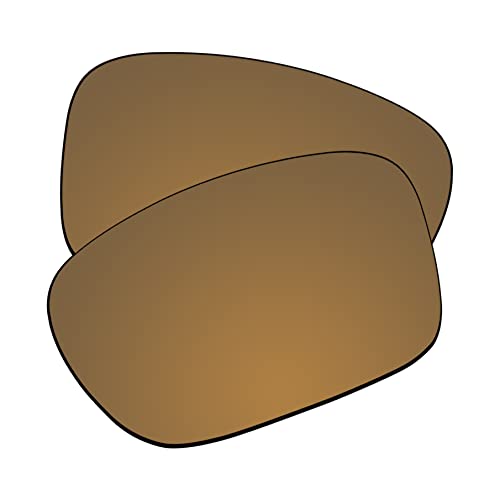 EZReplace Ersatzgläser für Oakley Sliver OO9262 Sonnenbrille (polarisierte Gläser), Aktualisierte Polycarbonat-AR-beschichtete Flash-Bronze, Einheitsgröße von EZReplace