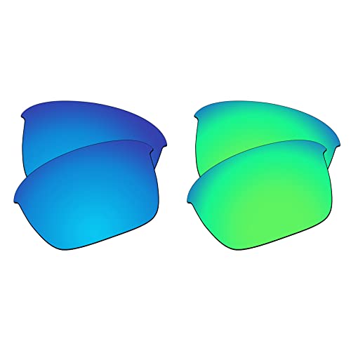 EZReplace Ersatzgläser für Oakley Thinlink OO9316 Sonnenbrille (polarisierte Gläser) – passend für Oakley Thinlink Rahmen (Ice Blue+Spring Green), Eisblau + Frühlingsgrün, Einheitsgröße von EZReplace