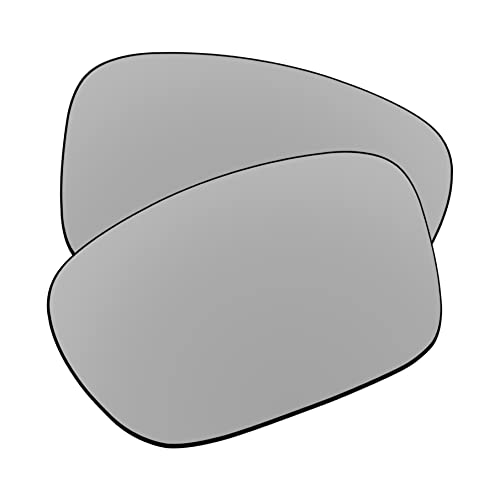 EZReplace Ersatzgläser für Oakley TwoFace OO9189 Sonnenbrille (nicht polarisierte Gläser) – passend für Oakley TwoFace Frame (Metal Silver), Metall Silber, Einheitsgröße von EZReplace