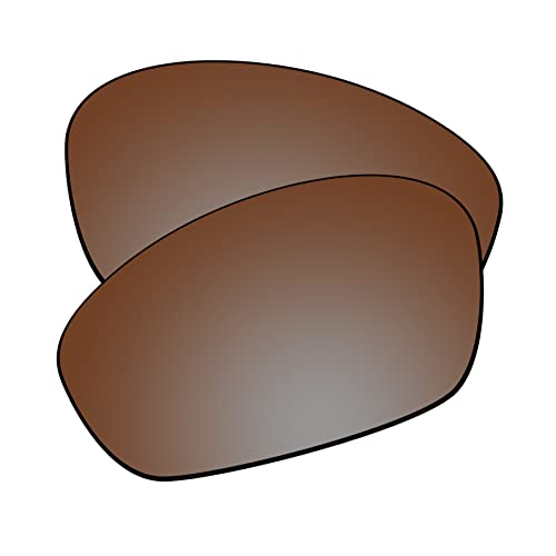EZReplace Ersatzgläser für Oakley Whisker Sonnenbrillen (polarisierte Gläser), Aktualisiertes Polycarbonat, AR-beschichtet, bronzebraun, Einheitsgröße von EZReplace