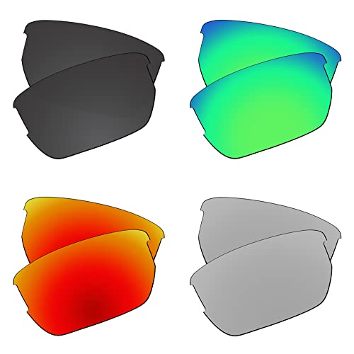EZReplace Ersatzgläser kompatibel mit Wiley X Valor Sonnenbrille (polarisierte Gläser) – passend für Wiley X Valor Frame (Carbon Black + Spring Green + Fire Red + Metal Silver), Carbon Schwarz + von EZReplace