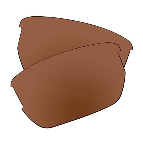 EZReplace Ersatzgläser kompatibel mit Wiley X Valor Sonnenbrille (polarisierte Gläser) – passend für Wiley X Valor Frame (Kastanienbraun), Kastanienbraun, Einheitsgröße von EZReplace