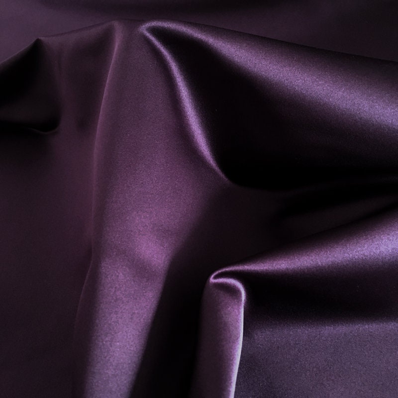 Seide Duchess Satin Stoff, Seidenstoff Meterware, Novelty Fabric, Lila Stoff Meterware Seide Duchess Satin Stoff, Seidenstoff Meterware, Novelty Fabric, Lila Stoff Meterware von EZSilk