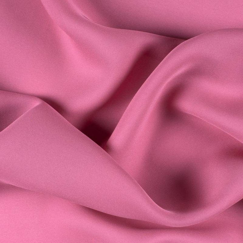 Seide Satin Georgette Stoff, Seiden Stoff Pink, Pink Seide Satin Georgette Stoff, Seiden Stoff Pink, Pink von EZSilk