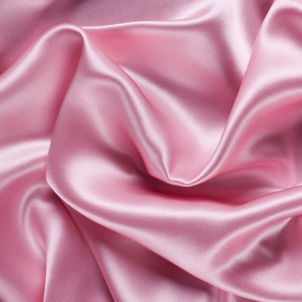 Seide Stretch Charmeuse Stoff, Span Stoff Rosa Seide Stretch Charmeuse Stoff, Span Stoff Rosa von EZSilk